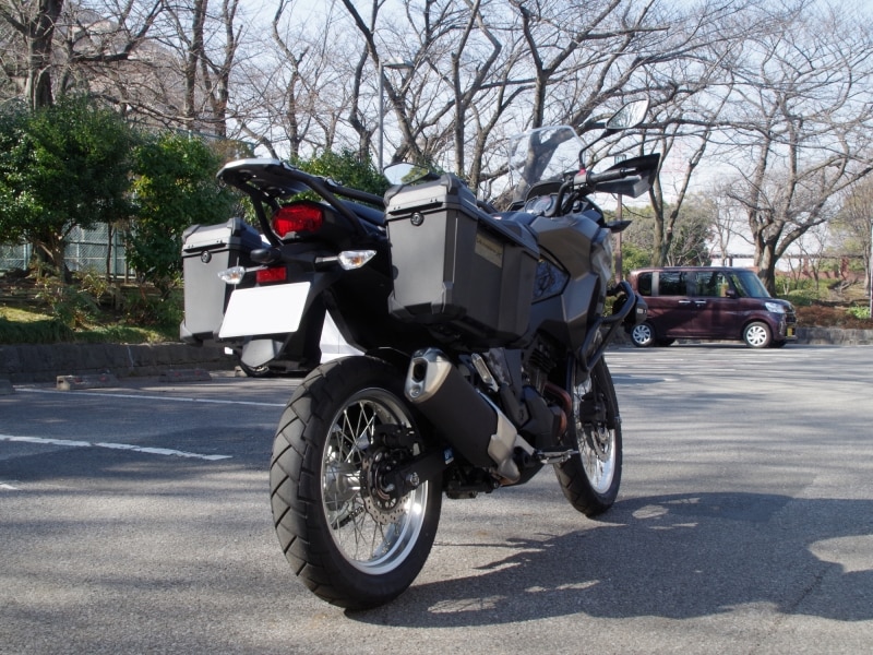 ヴェルシスX250 リアビュー