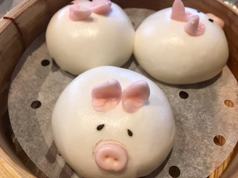 セイロに入った食べ物はほかほかの熱いうちに召し上がれ