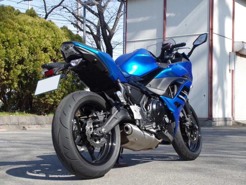 ニンジャ650リアビュー