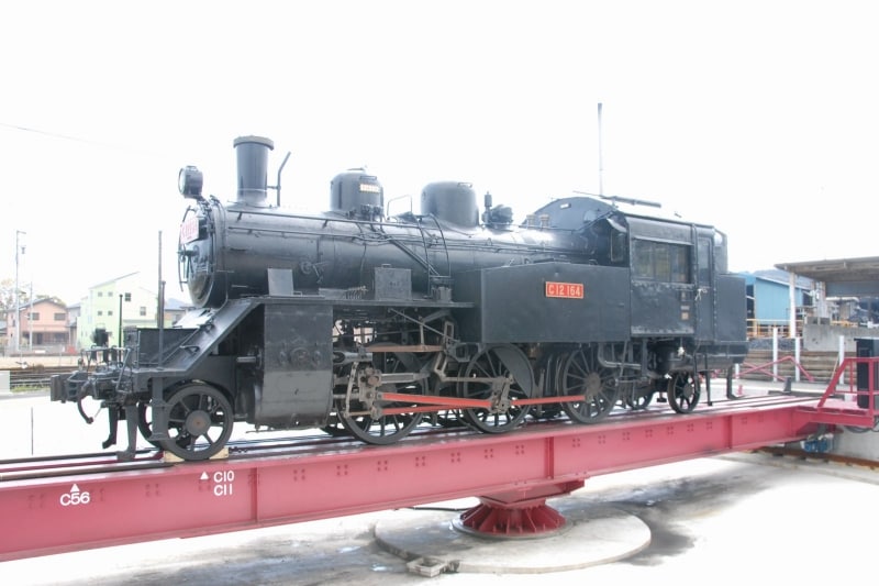 新金谷駅にある転車台