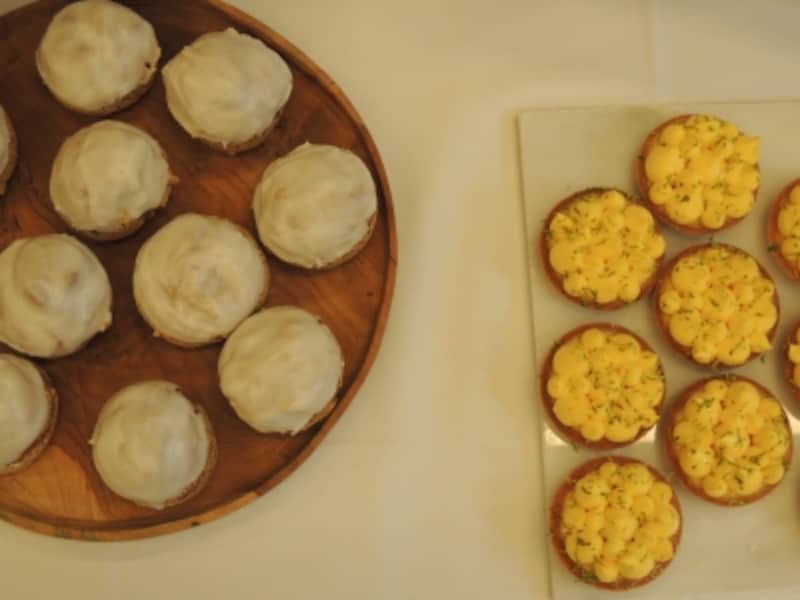 シュー・バニーユとタルト・オ・シトロン