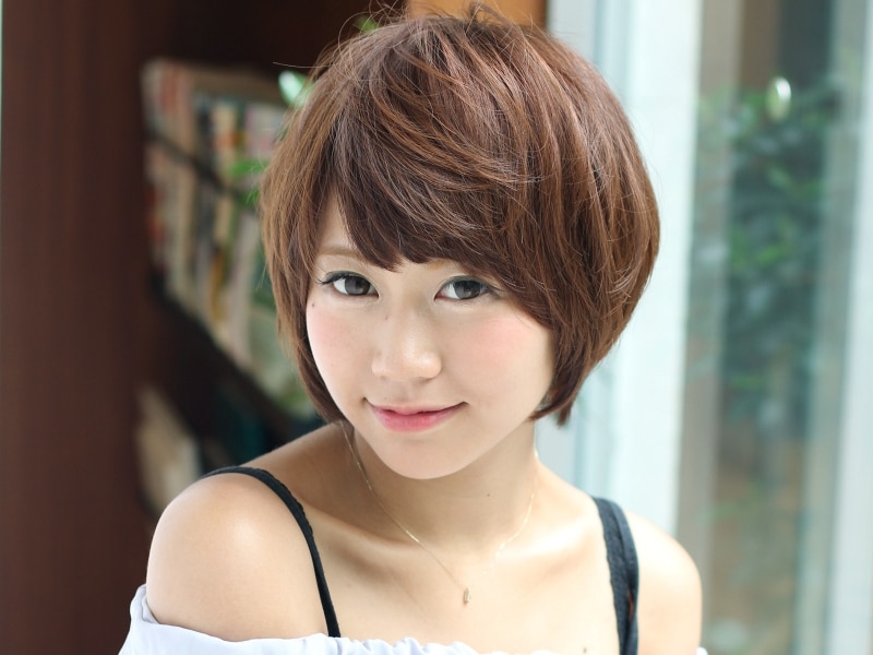 木村文乃さん風♪大人かわいいショートボブ
