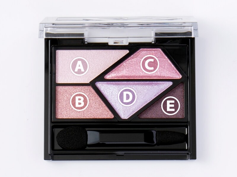 使いやすい5色の寒色系パレット。メインカラーが2色あるので雰囲気で使い分けて