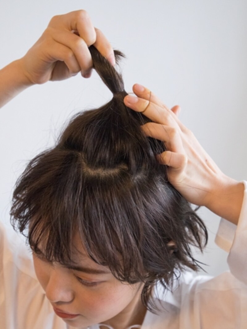 髪色に近いシリコンゴム使用