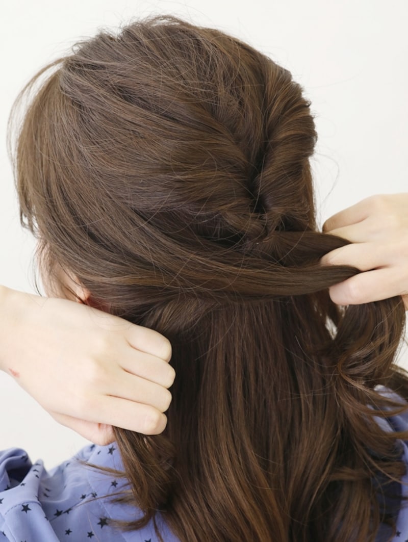 毛先までフィッシュボーンに編む【フィッシュボーンアレンジ】