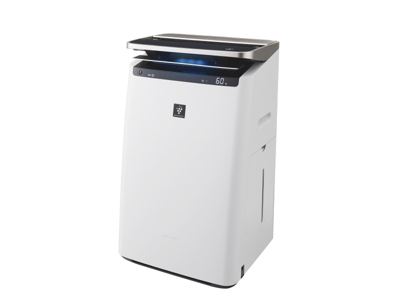 プラズマクラスターNEXTを搭載したハイエンドモデル「KI-HP100」。クラウドのAIにつながり、運転状況や空気情報を蓄積、分析し、お子さんとともに成長します