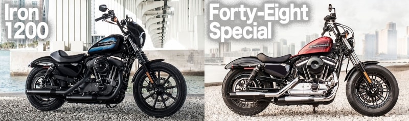 ハーレーダビッドソン・アイアン1200&nbsp;&&nbsp;フォーティーエイトスペシャル（スポーツスターファミリー）
