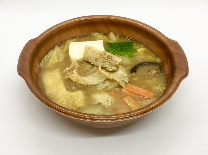 1日に必要とされる野菜1／2が摂れる味噌鍋 税込498円