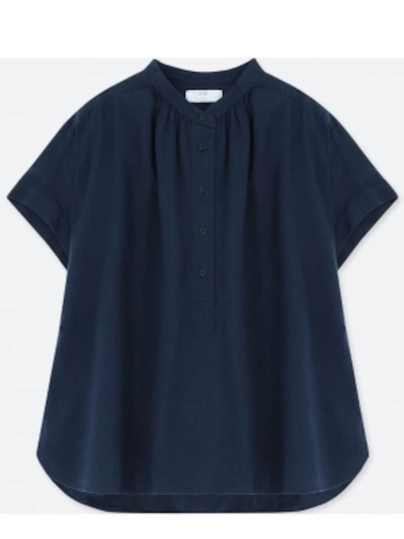 UNIQLO,ブラウス,リネンブレンドブラウス