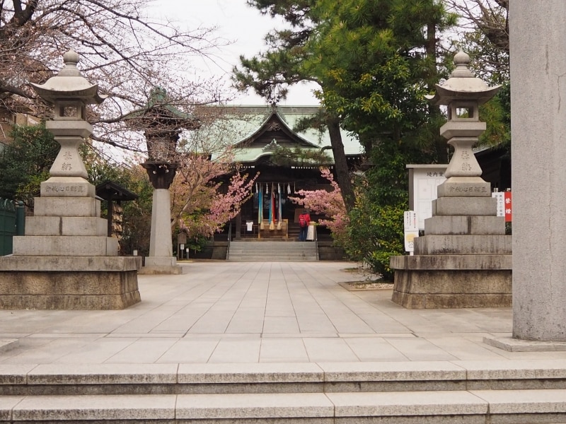 桜新町駅の北口から歩いて2分の桜神宮へ御朱印をいただきに