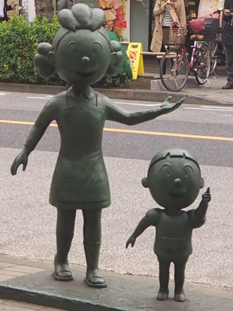 桜新町周辺のサザエさん通り