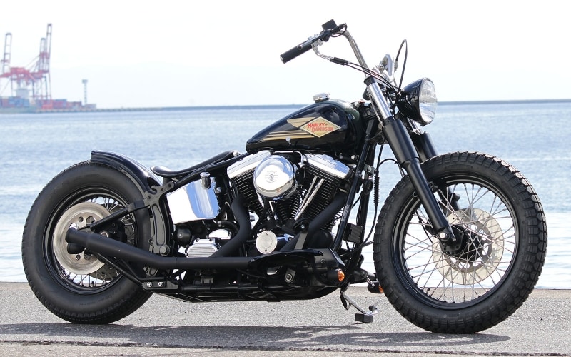 神戸のカスタムショップ「シウンクラフトワークス」によるボバーハーレー