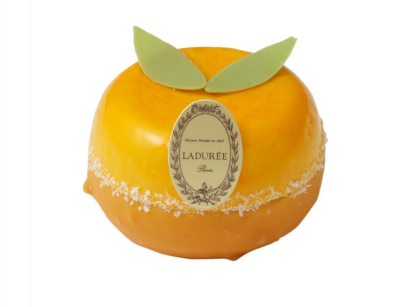 「ラデュレ 青山店」限定パティスリー「エヴィダンス・ユズ」(税込907円)