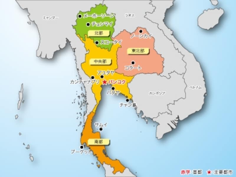タイ全図