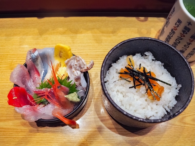 ミニ金沢丼@いきいき亭