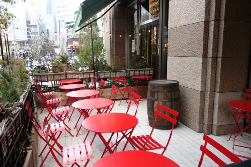 Buvette（ブヴェット）のテラス席