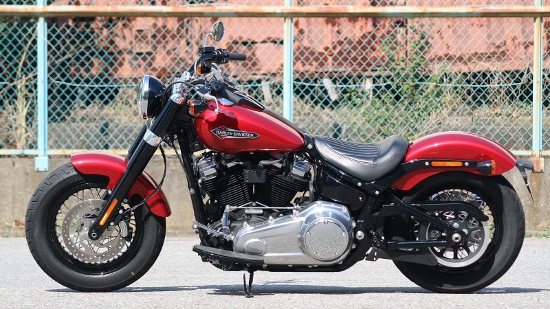 ハーレーダビッドソン・ソフテイルスリム（2018）レフトビュー