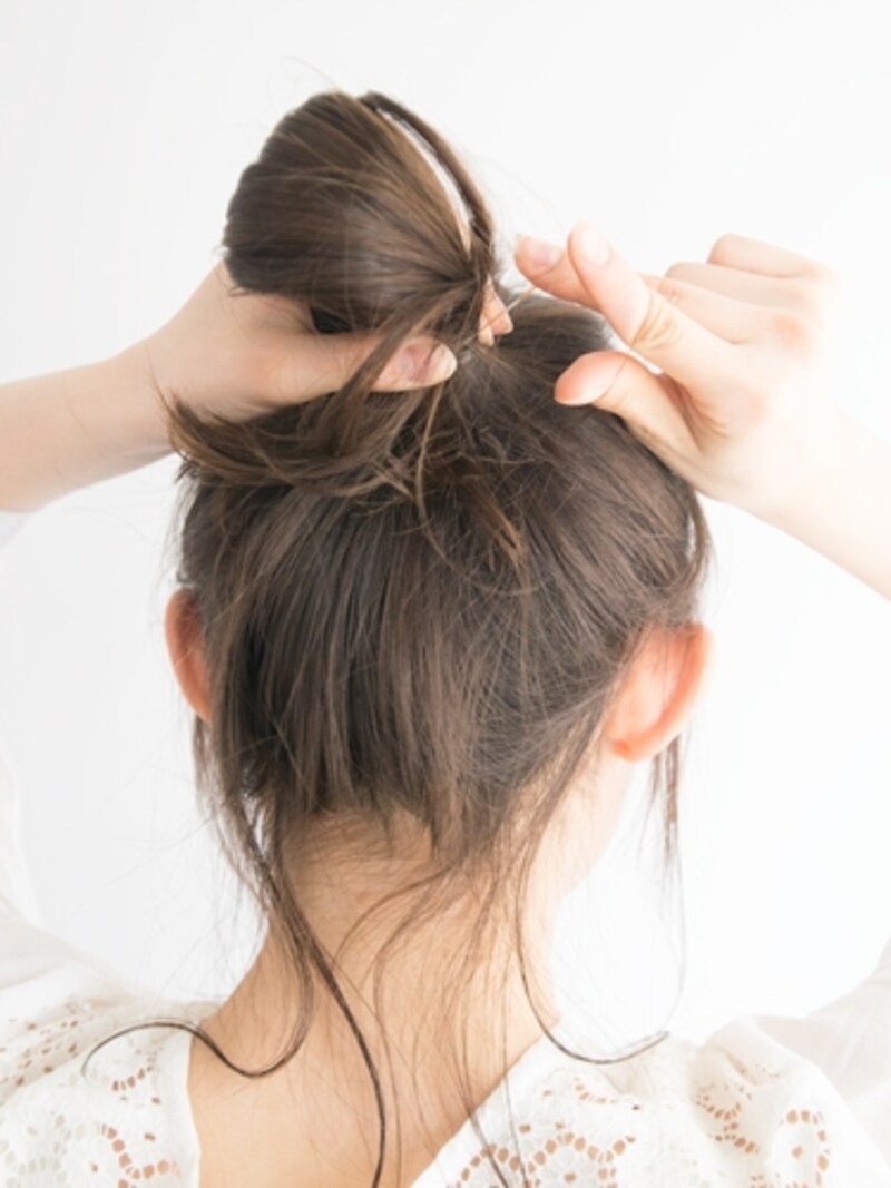 髪色に近いシリコンゴムを使用