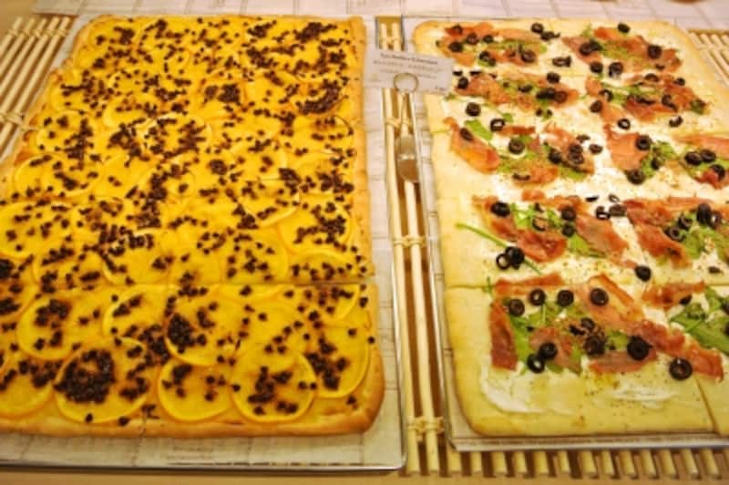 タルトフランベ、シュクレとシャルキュトリー