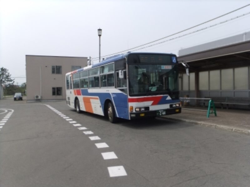 木古内から松前へ向かう函館バス
