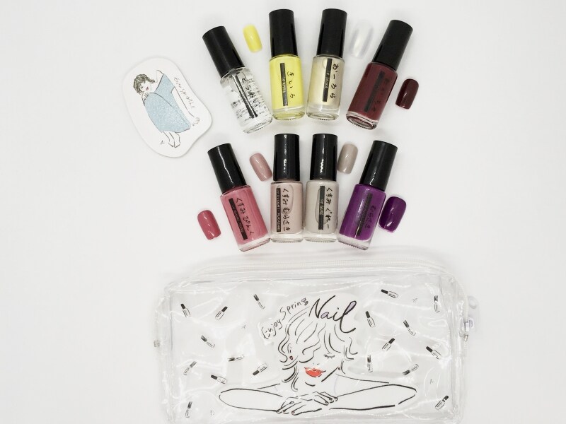 定番のピンクからおしゃれなイエローやパープルなどのカラーも揃う