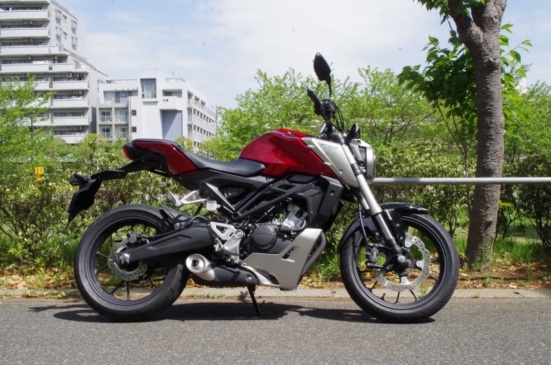 CB125Rサイドビュー