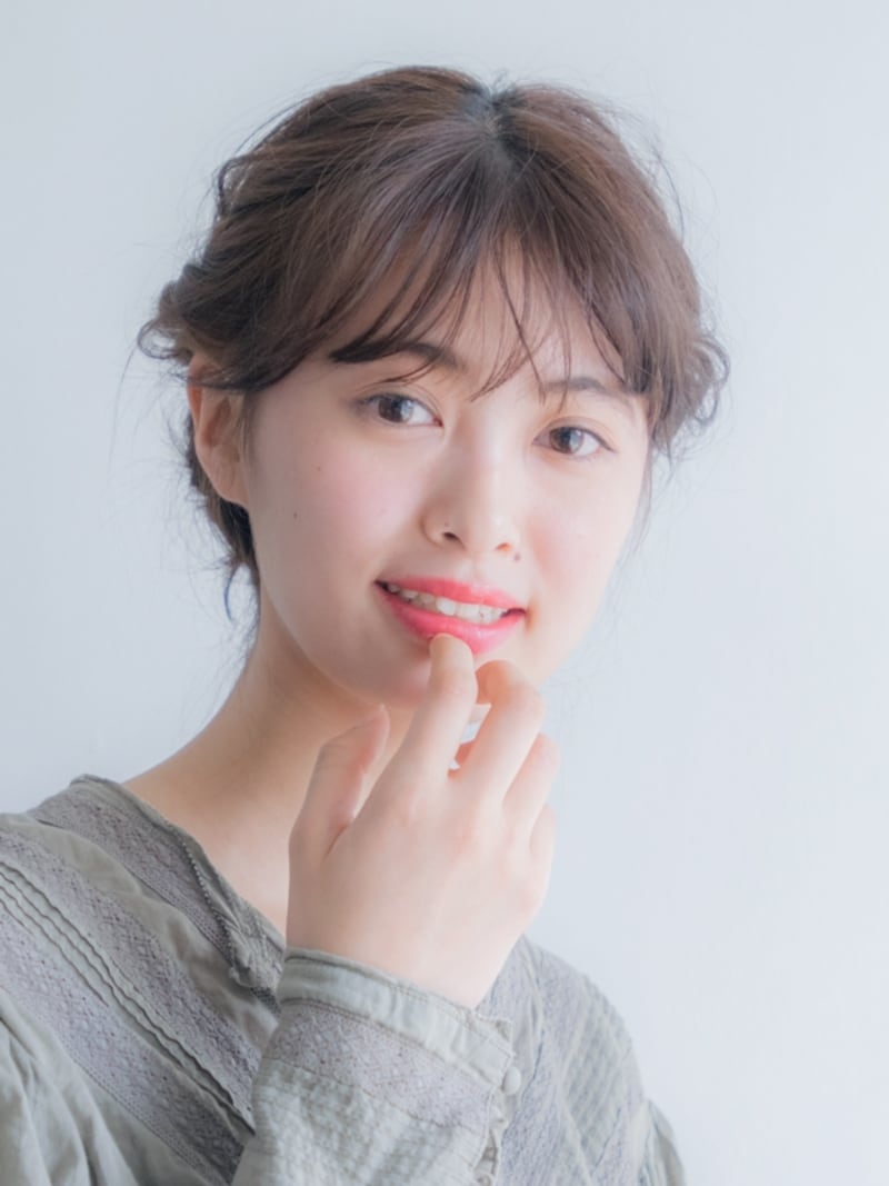 ねじりんぱヘアアレンジ