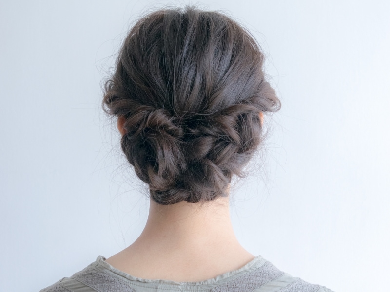 くるりんぱの進化系ねじりんぱヘアアレンジ