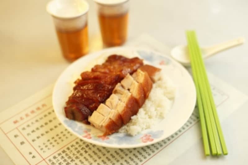 チャーシュー＆ローストポーク飯