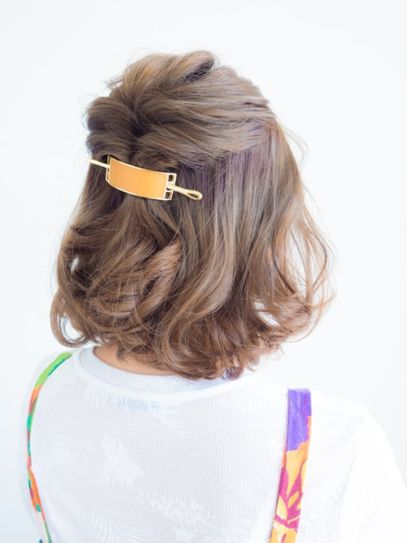 くるりんぱハーフアップ