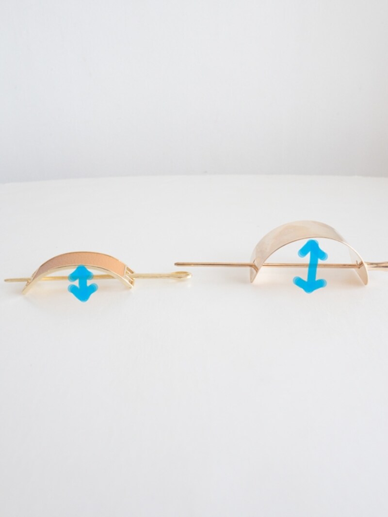 マジェステの幅や高さを見て、髪の量に合うものを選ぶ