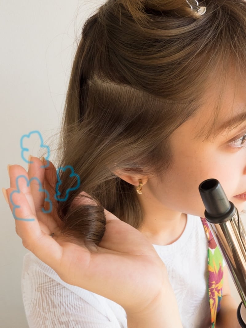 手の平の上で10秒ほど冷ます