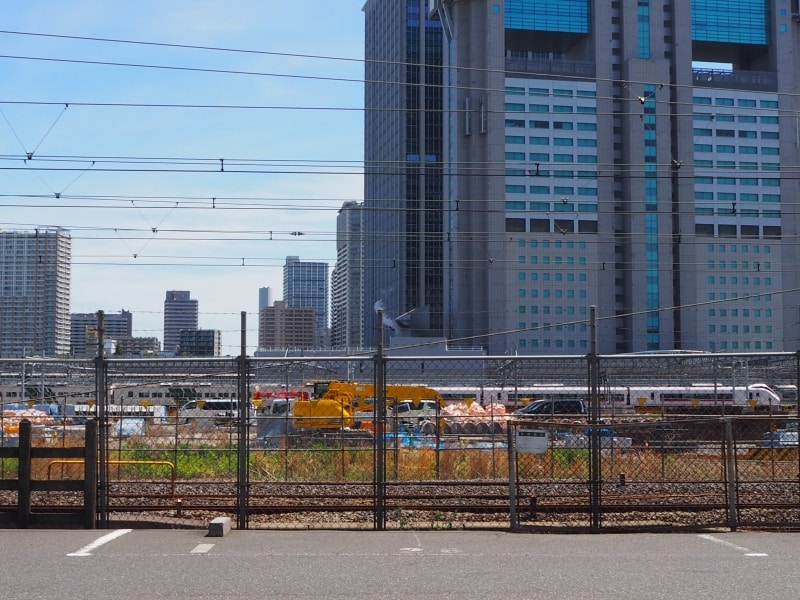 散歩をしたこの日、まだ新駅の名前は決まっていない