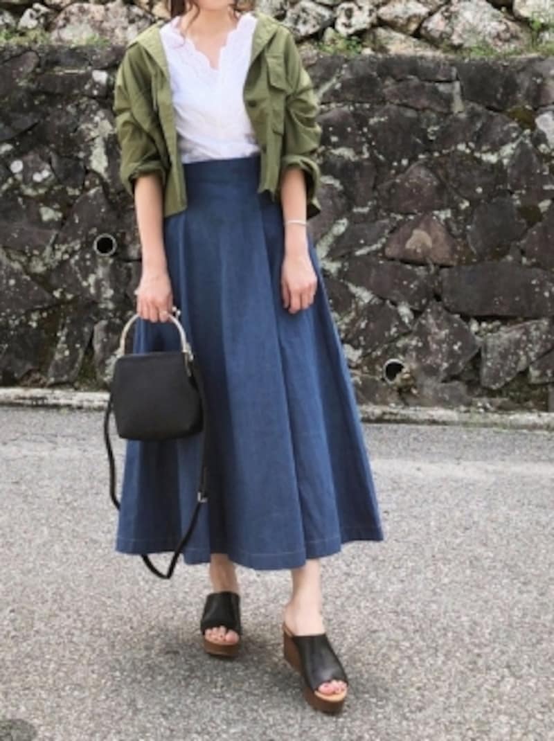 アラフォーデニムコーデ