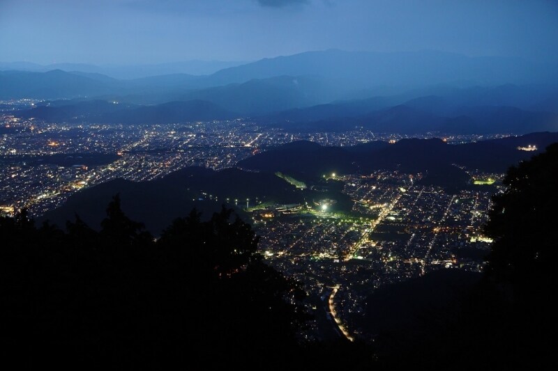 パノラマ広場からの夜景