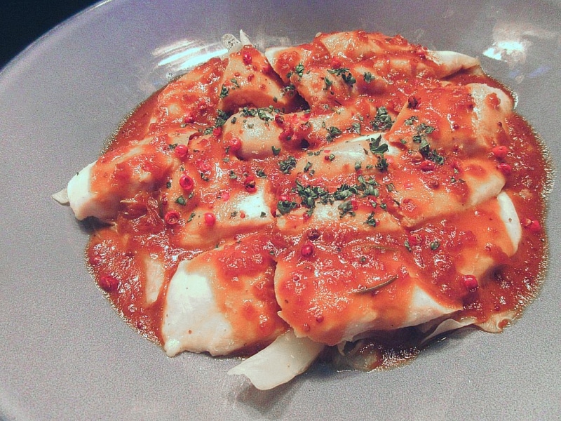 AWA LOUNGE ヘルシーチキンのマスタードソース