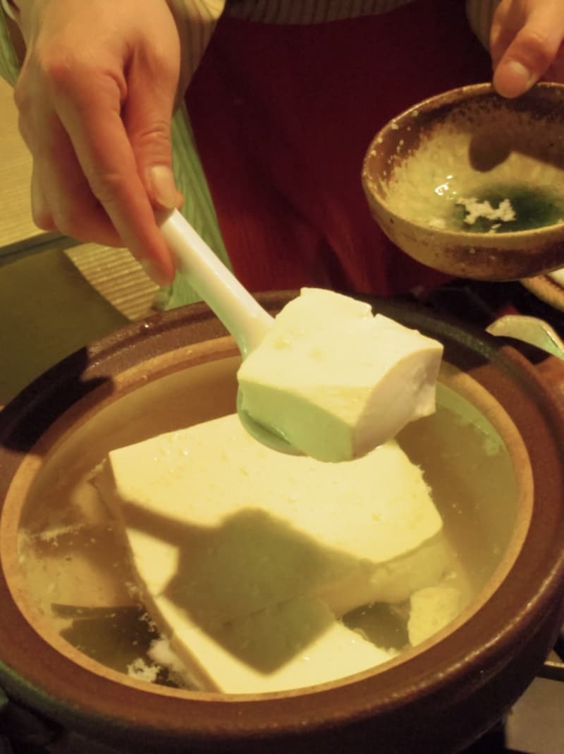 平野屋の湯豆腐