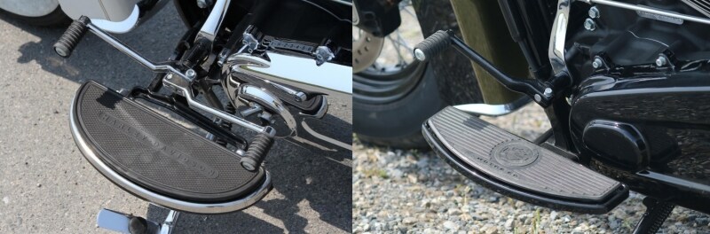 写真左が2017年以前のヘリテイジのシーソーペダルで、右が今回のニューヘリテイジのペダル。オプション（有料）でシーソーペダル化が可能とのことなので、オーナーになられる方はぜひシーソーペダル化を