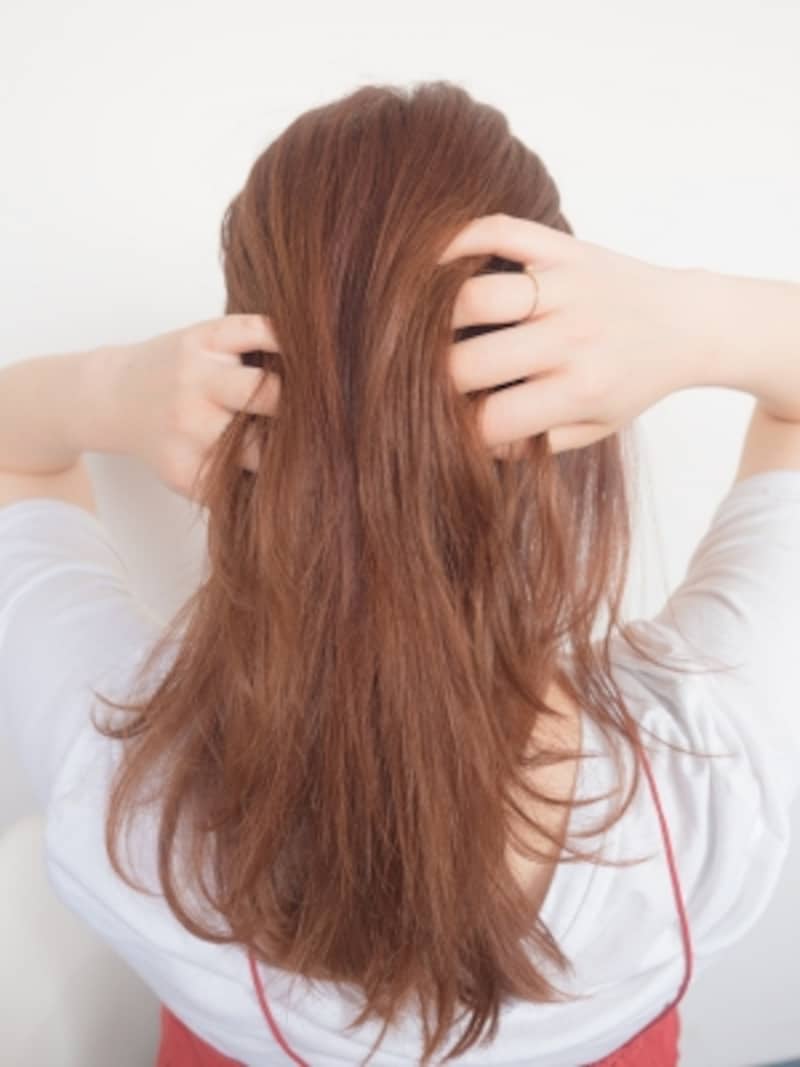 夜会巻きのやり方 かぶせ方は 普段着にも似合うヘアアレンジ ヘアアレンジ All About