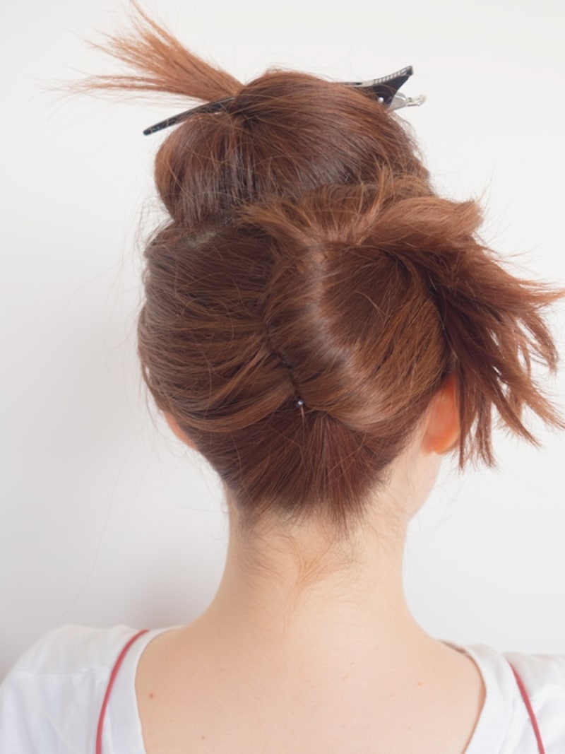 アメピンでしっかり留まった状態