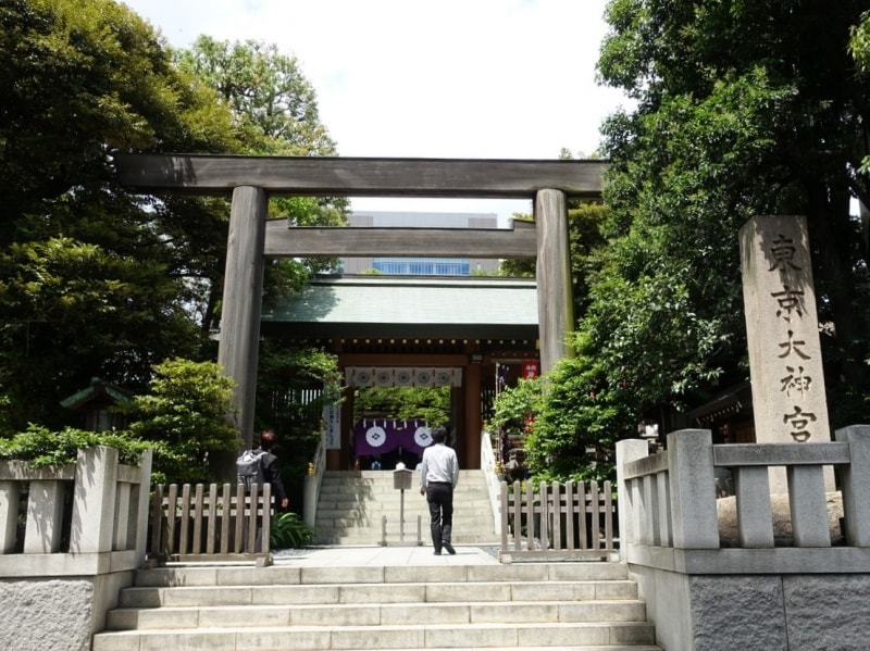 東京大神宮の鳥居