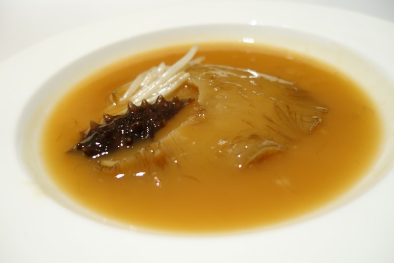 ふかひれとなまこの煮込みもやし添え