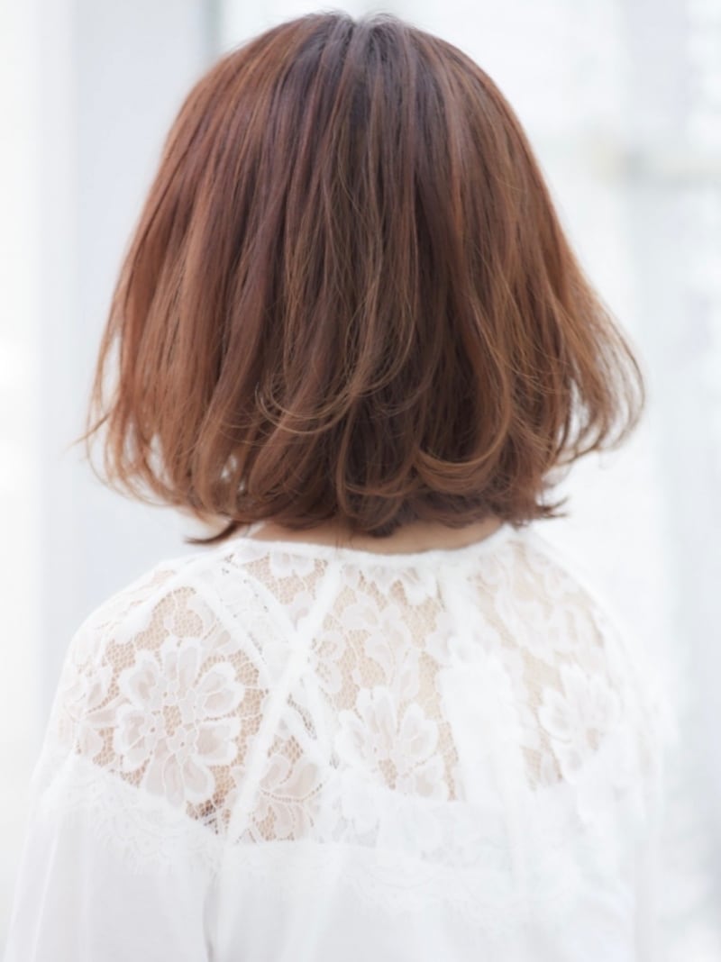 くせ毛を生かす!うねりやくせが目立たない肩上ボブ
