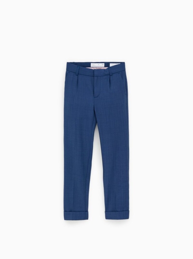ZARA キッズ ボーイ テクスチャーパンツ