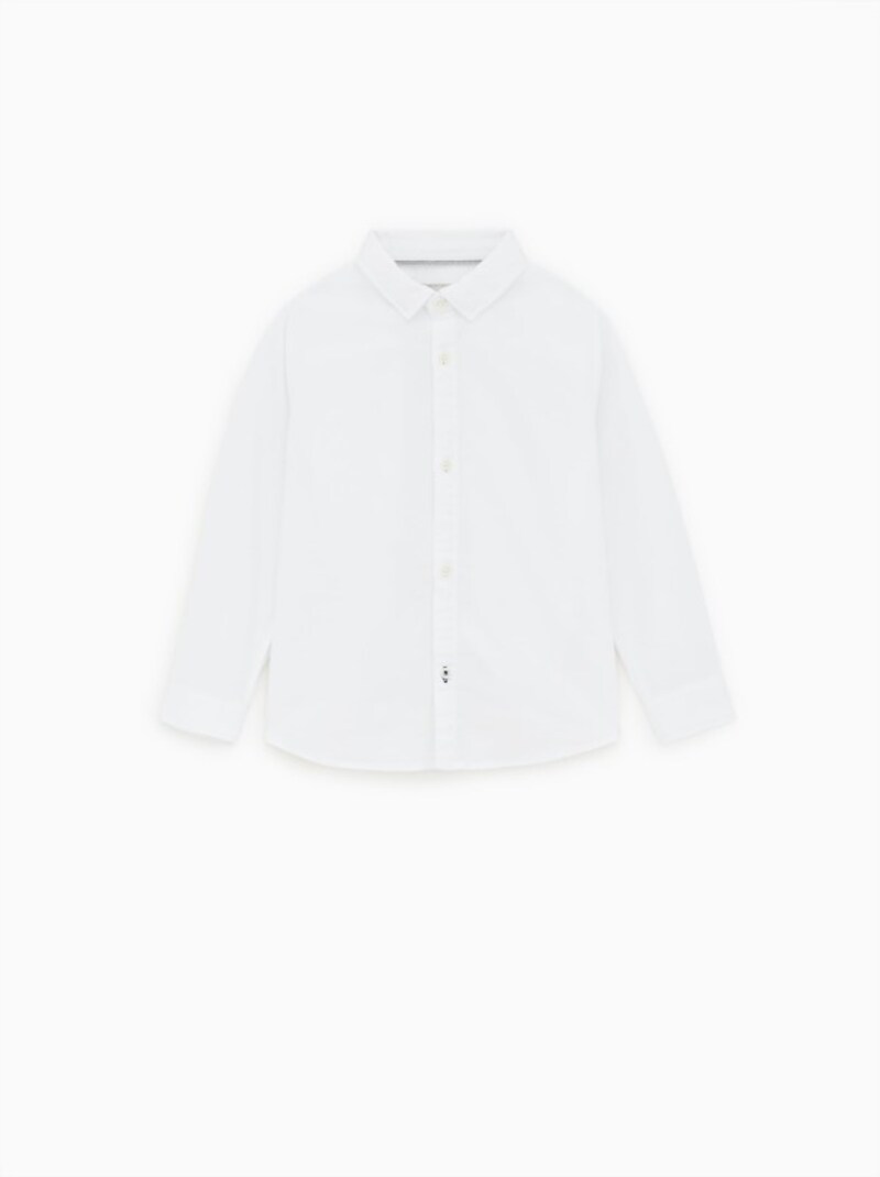 ZARA キッズ ボーイ ベーシックオックスフォードシャツ