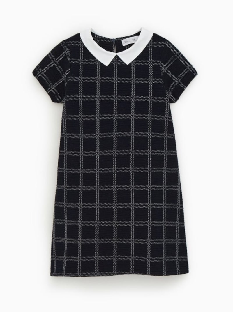ZARA キッズ ガール チェック柄ワンピース