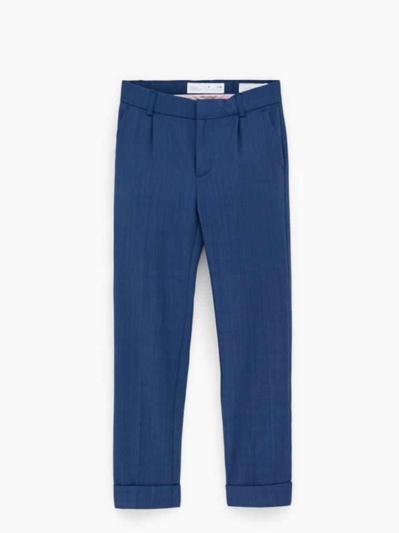 ZARA キッズ ボーイ テクスチャーパンツ