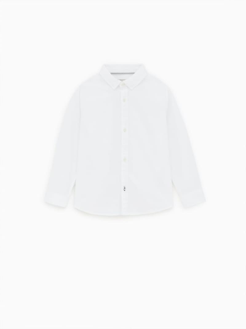 ZARA キッズ ボーイ ベーシックスリムシャツ