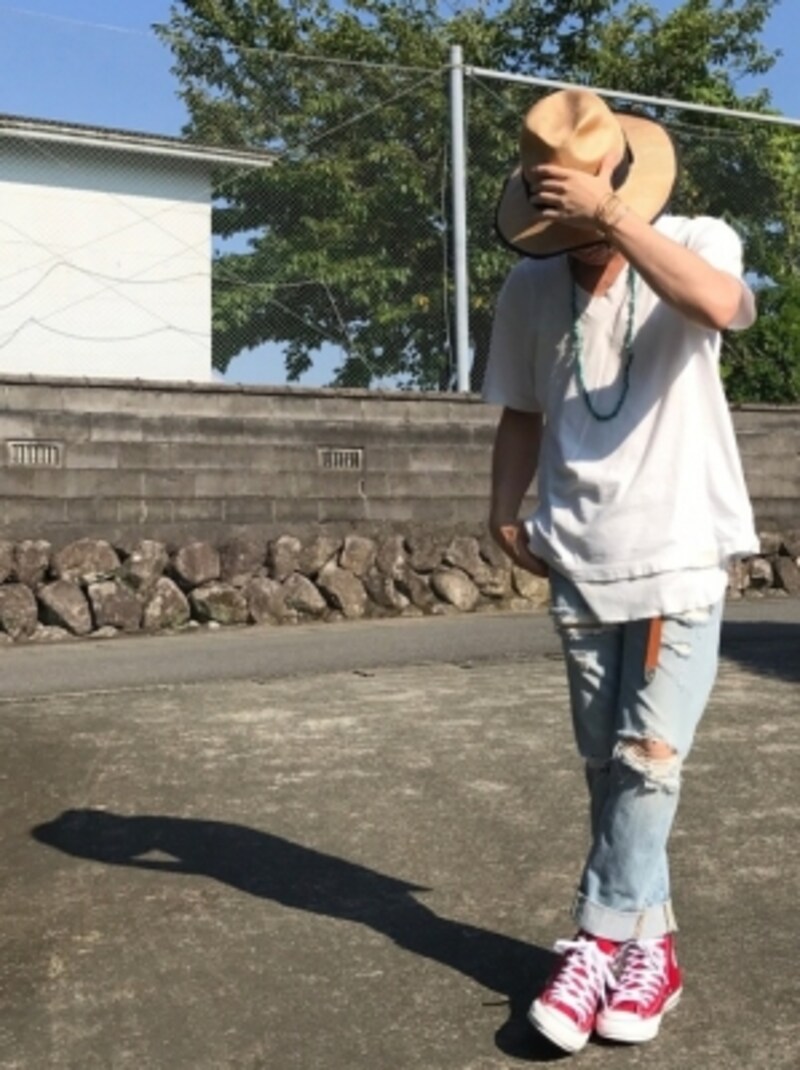 hiroshiのハットを使ったコーディネートundefined【出典:WEAR】