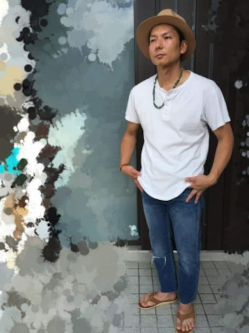Abe Tatsumaのハットを使ったコーディネートundefined【出典:WEAR】
